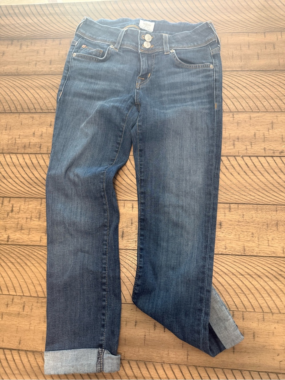 Hudson Jeans Men's Straight Dark Blue Denim
